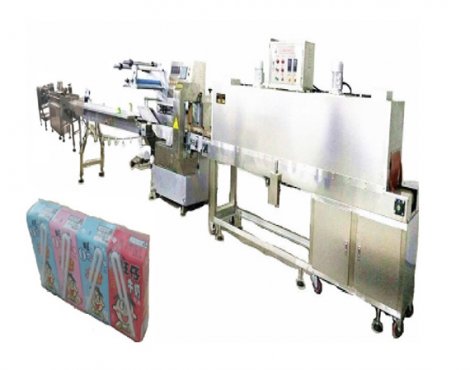 利樂磚自動供料收縮包裝線